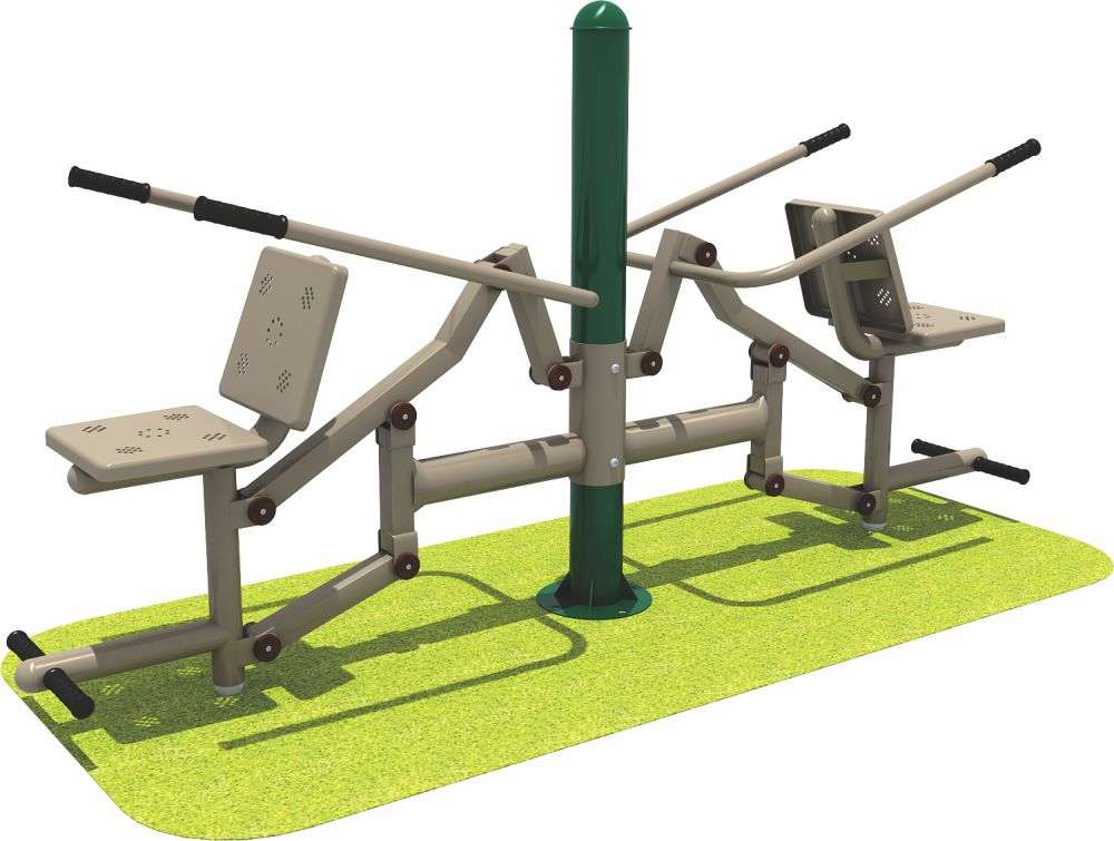 米兰(milan)中国·运动健身器材 双人坐压器